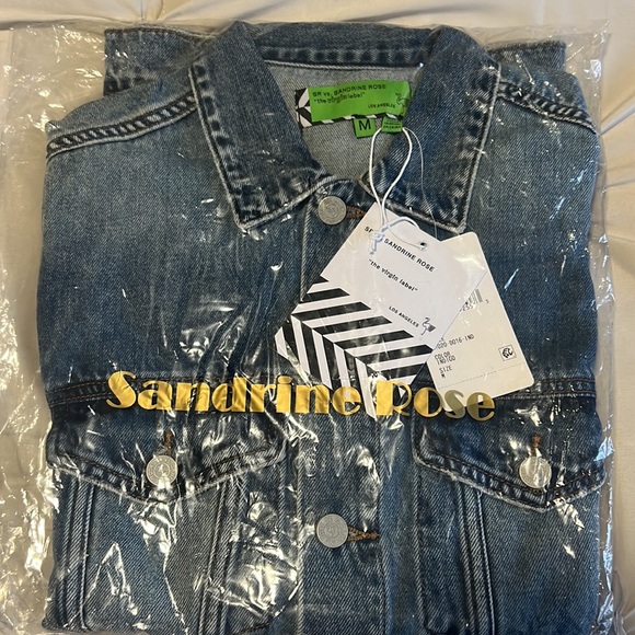 🎉 HP 🎉 Free People X Sandrine Rose Blue Denim Jacket - Picture 5 of 6